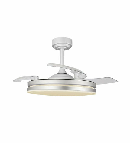 CristalRecord CristalRecord RETRACT MOSS gray ceiling fan with 72W for home cooling and ventilation