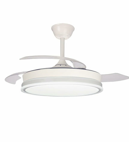 CristalRecord Cecotec EnergySilence 610 40W oscillating table fan in a home environment, showcasing its compact design and adjustable settings.