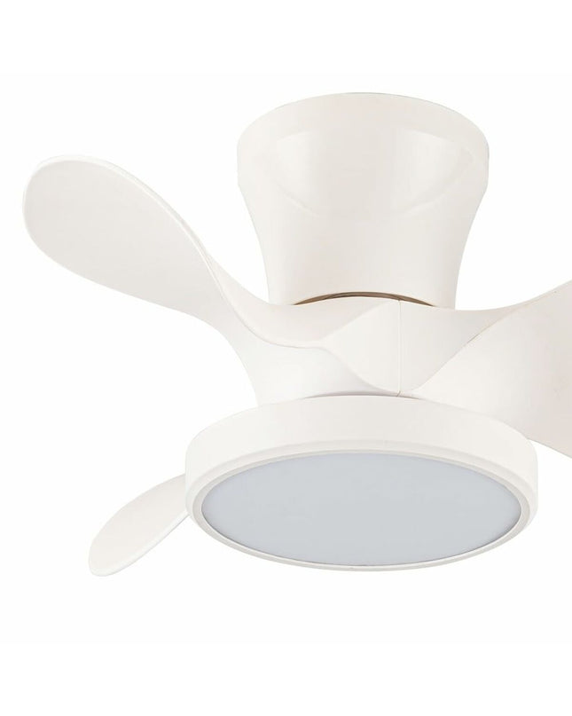 CristalRecord CristalRecord plafondventilator CristalRecord met transparante blad en 20W motor voor huis en koken.