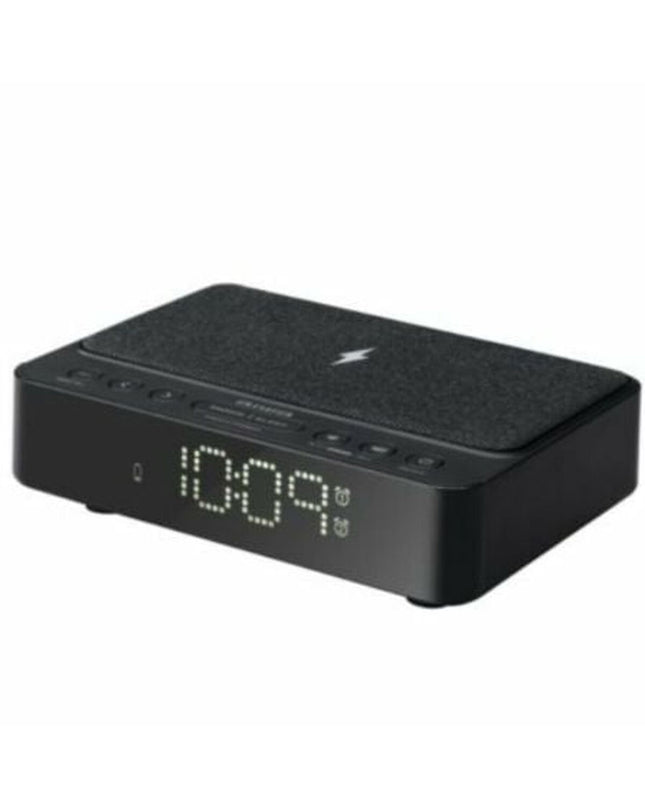 Aiwa CR-30BK radio alarm clock with digital display, buttons, and speaker, part of audio and hifi electronics.