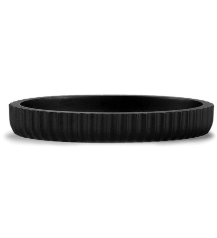 Andrea House Zeepschaal in zwart mat, 13.5x9x2 cm, designed for bathroom or kitchen use, with a sleek, modern appearance.