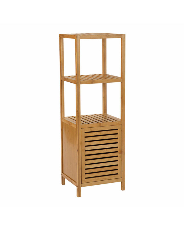 Andrea House bamboo laundry basket, 36x33x110 cm, for house and bathroom storage with woven bamboo design.