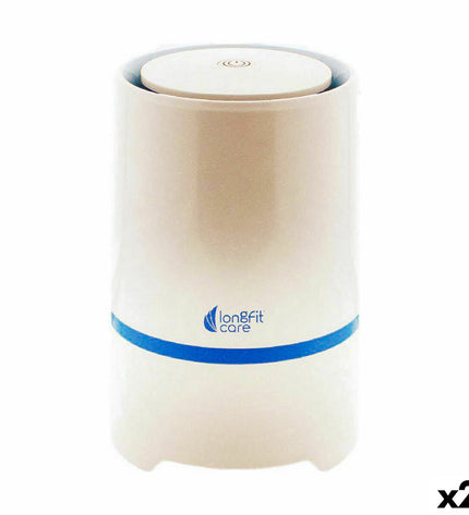LongFit Care air purifier replacement filters, 12.5 x 19.4 cm, for portable air conditioning units, two-pack.