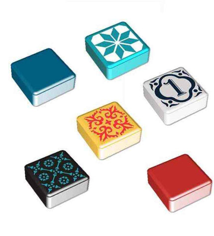 Colorful Azul Spanish board game by BigBuy Fun with tiles and game accessories for family fun and strategic play.