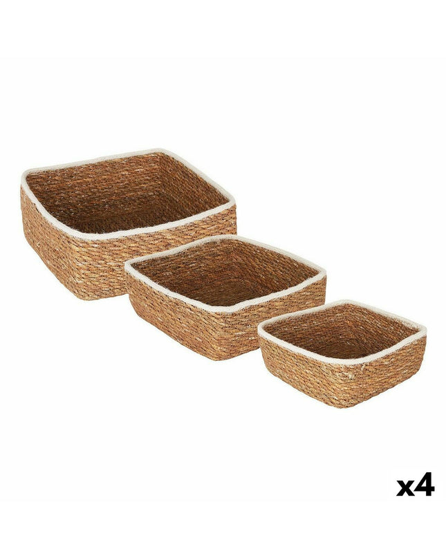 Privilege Basket spelset for house and bath, wickerwork, 17 cm with 3 pieces, ideal for kids' play and pretend household activities.