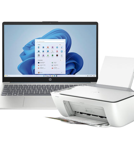 HP BT7P3EA 15.6-inch laptop with Intel Core i3 N305, 8GB RAM, and 256GB storage, shown with its sleek design and keyboard