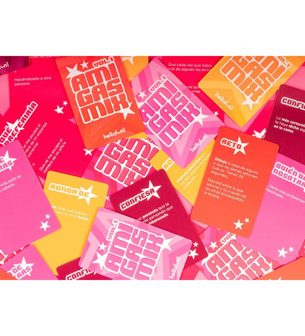 BigBuy Kids Kaartspellen Amigas Mix, colorful playing cards for kids' games and fun activities.