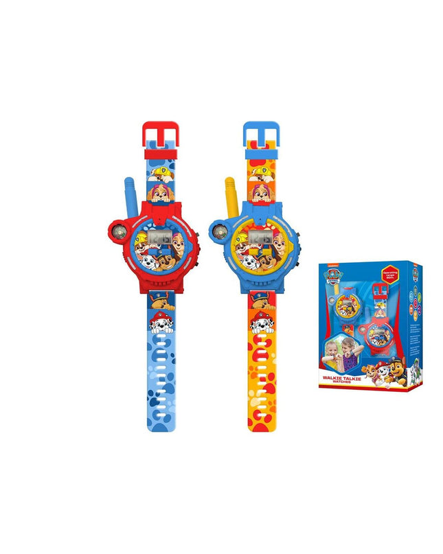 Kids Licensing walkie-talkie toy for kids, featuring two electronic communication devices with playful design and colorful details.