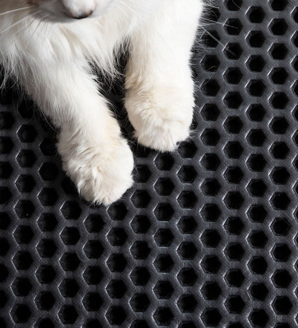 InnovaGoods Clikatt cat litter mat with textured surface to catch litter, designed for easy cleaning and pet comfort.
