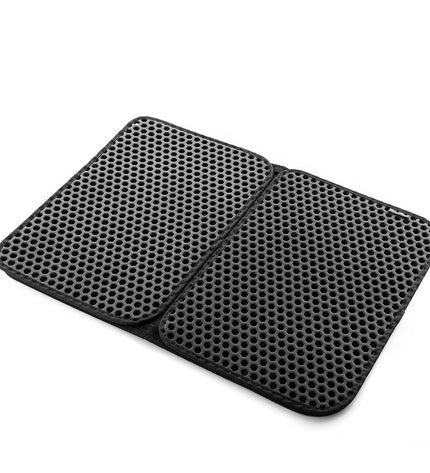 InnovaGoods Clikatt cat litter mat with textured surface for trapping messes, designed for easy cleaning and pet hygiene.