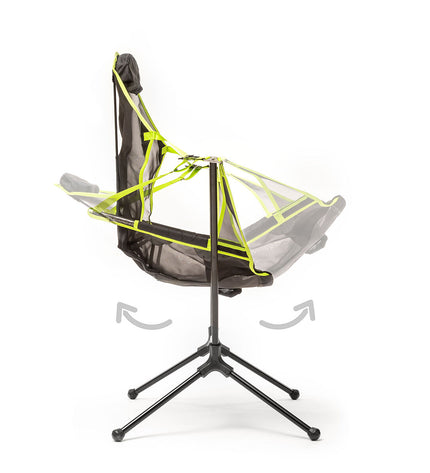 InnovaGoods Opvouwbare Campingschommelstoel for outdoor camping and hiking, lightweight foldable seat with fabric and metal frame