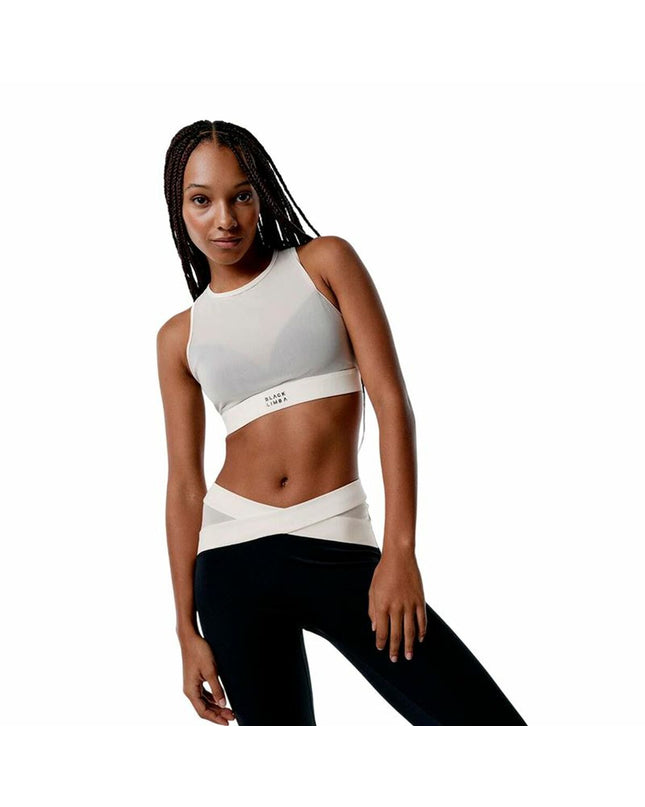 Black Limba women's sport top for fitness and outdoor dancing, black, sleeveless, with a fitted design and athletic style.