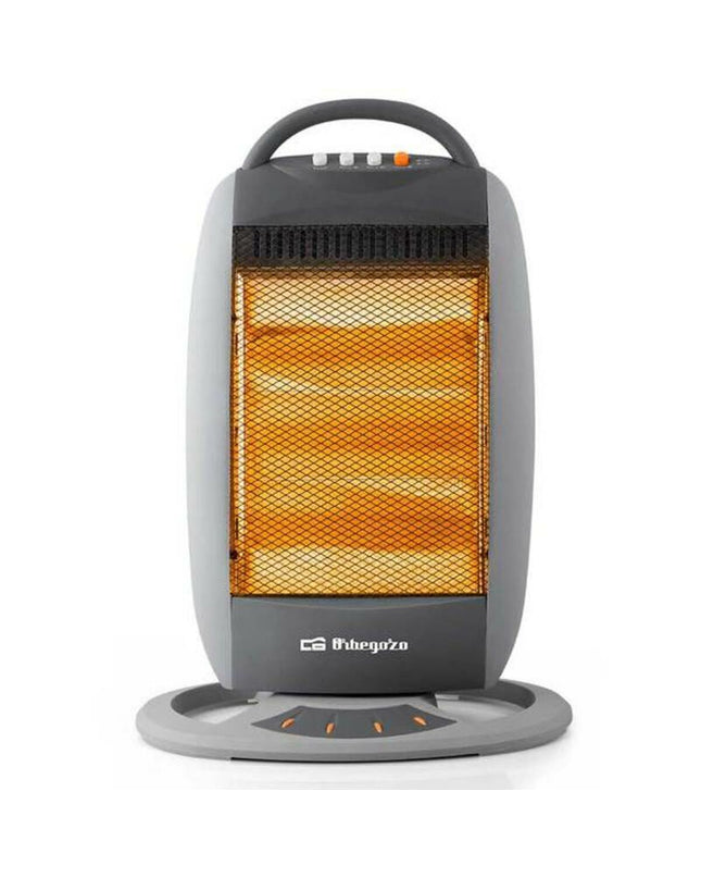 Orbegozo BP5008 gray electric heater with 1200W power, suitable for home and cooking, portable air conditioning device.