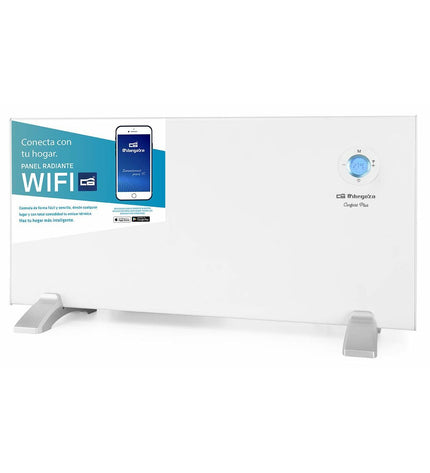 Orbegozo 17516 O white portable heater with 1500W power, suitable for home heating and air conditioning.