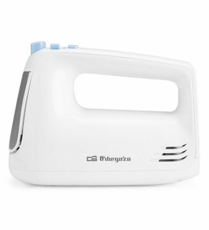Orbegozo 17731 multicolour blender and dough mixer on kitchen countertop, compact electric appliance for home cooking.