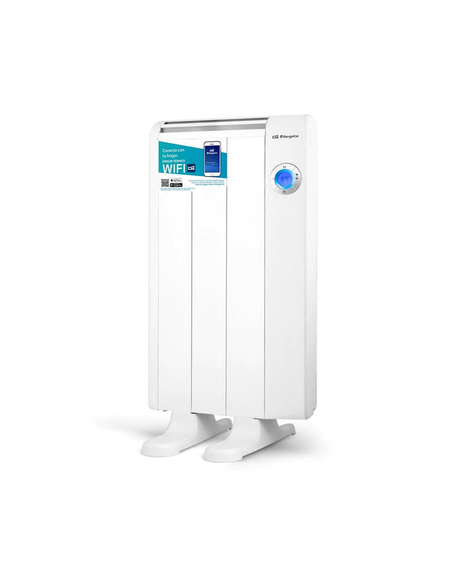 Orbegozo 17747 digital heater in white, 500W, portable heating device for home use, compact design with digital controls