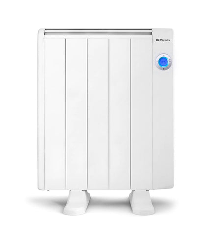 Orbegozo RRW 800 digital heating unit for five rooms, portable white electric heater with 800W power.