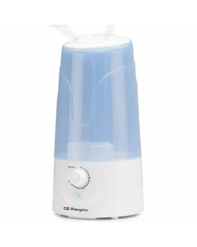Portable Orbegozo air conditioner for home and kitchen, featuring air purification with sleek design and control panel.
