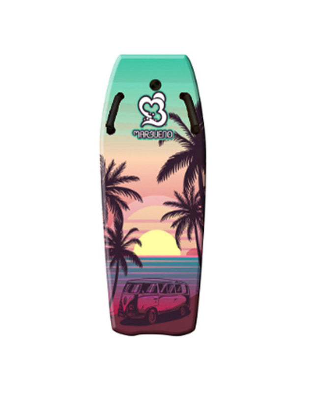 Colorful Marbueno bodyboard for watersports, 5x104x50 cm, suitable for outdoor water activity and sport adventures.