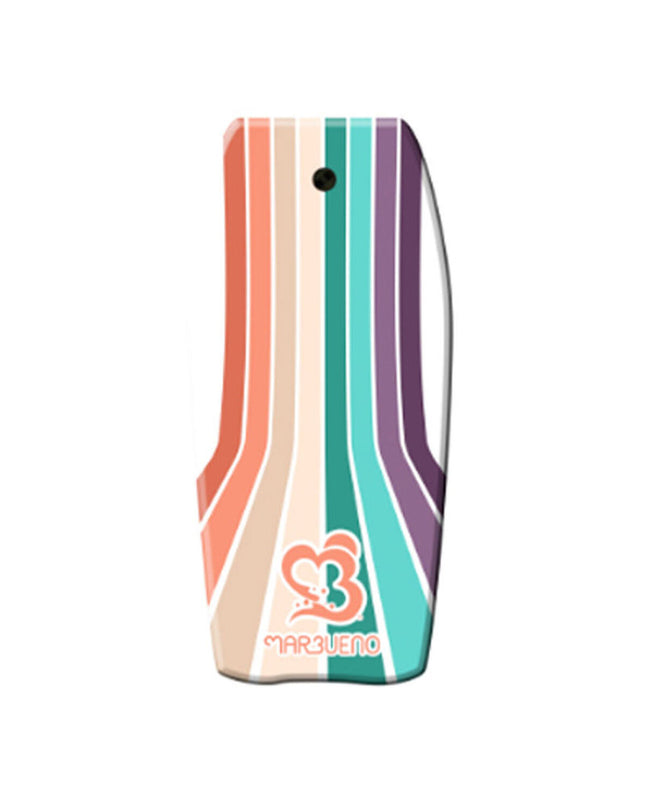 Colorful Marbueno bodyboard for watersports, measuring 84 x 44 cm, designed for outdoor water fun and surfing activities.