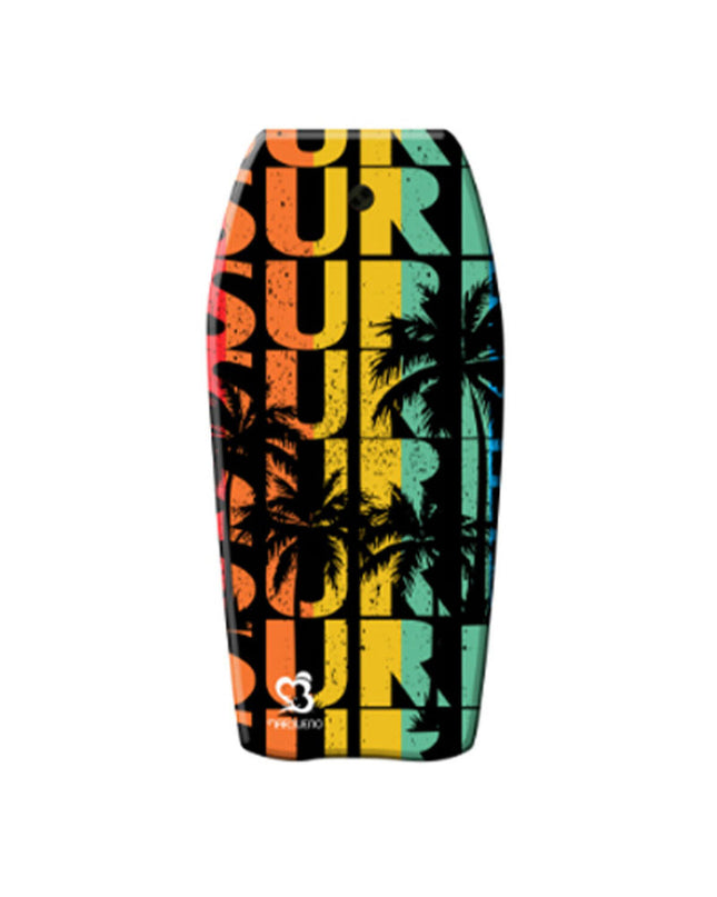 Colorful Marbueno bodyboard for watersports, measures 84x44 cm, perfect for outdoor surf adventures.