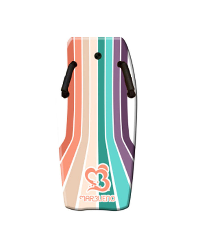Colorful Marbueno BodyBoard Summer 10075RAYA, 4x84x44 cm, ideal for outdoor watersport activities, featuring vibrant multicolour design.