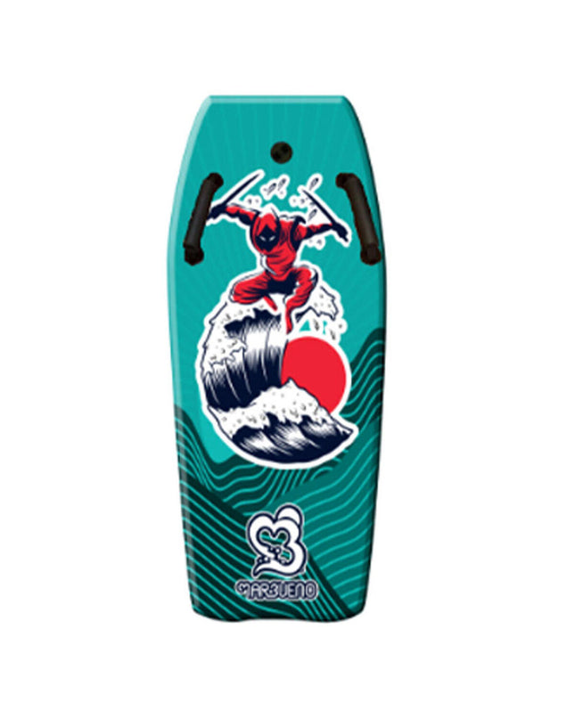 Colorful Marbueno bodyboard for watersport, measuring 94x45 cm, with a multicolour design ideal for outdoor water activities.