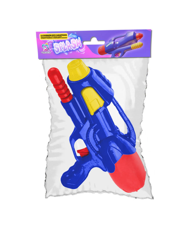 Marbueno water pistol measuring 30.7 x 16 cm, colorful plastic toy for outdoor play and water games.