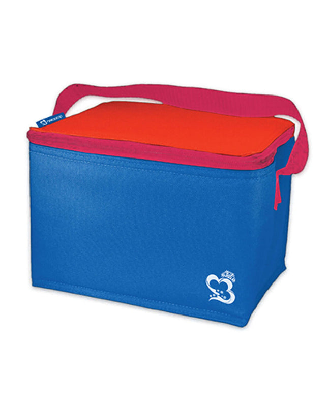 Blue Marbueno Koelbox Summer 10154A for camping and outdoor activities, measuring 22x15x13 cm, made of durable polyester.