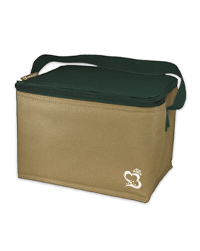 Marbueno Koelbox SUMMER 10155B in beige, lightweight polyester, 24x14x16cm, ideal for outdoor camping and sports.