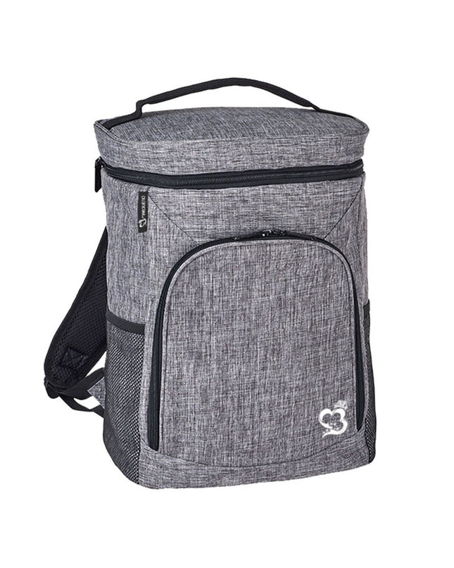 Marbueno Koelrugtas Summer 10156G in grijs polyester, 37x27x19 cm, suitable for outdoor activities and camping.