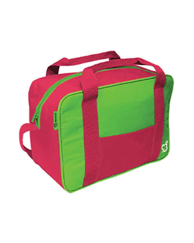 Pink Marbueno Koelbox Summer 10179RS made of polyester, 28x20x10 cm, ideal for outdoor camping and sports activities.