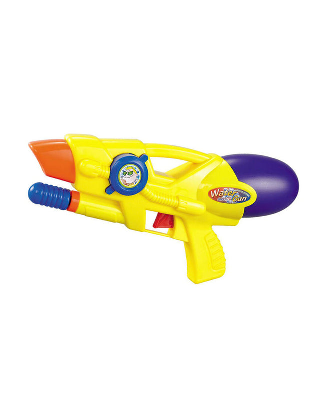 Marbueno water pistol measuring 29 x 15 cm, toy for outdoor play, colorful plastic water gun for kids and outdoor fun.