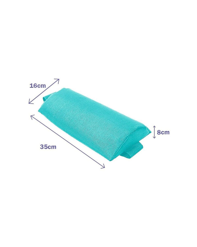 Blue Marbueno folding chair for outdoor activities, camping, and hiking, lightweight and portable for convenient seating.