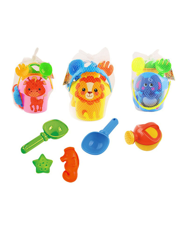 Marbueno strandspeelgoedset with colorful plastic balls and accessories for outdoor play and sports activities.