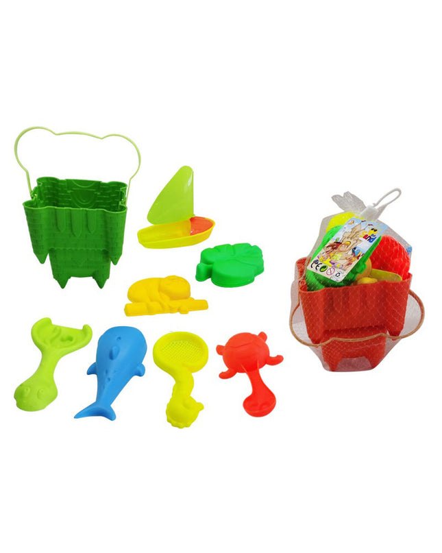 Marbueno red strand toy set for outdoor play, ideal for children engaging in active sports and outdoor games.