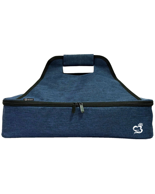 Blue Marbueno cooler box for sports, outdoor, camping, and hiking activities, featuring a sturdy design and secure lid.
