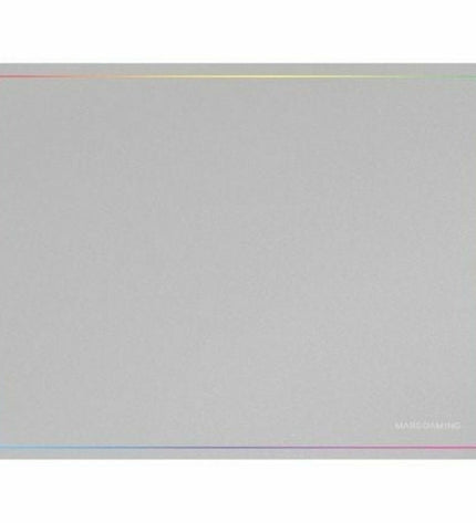 Mars Gaming MMP124W gaming mat for electronic plug-and-play consoles, shown with a sleek surface and gaming setup.