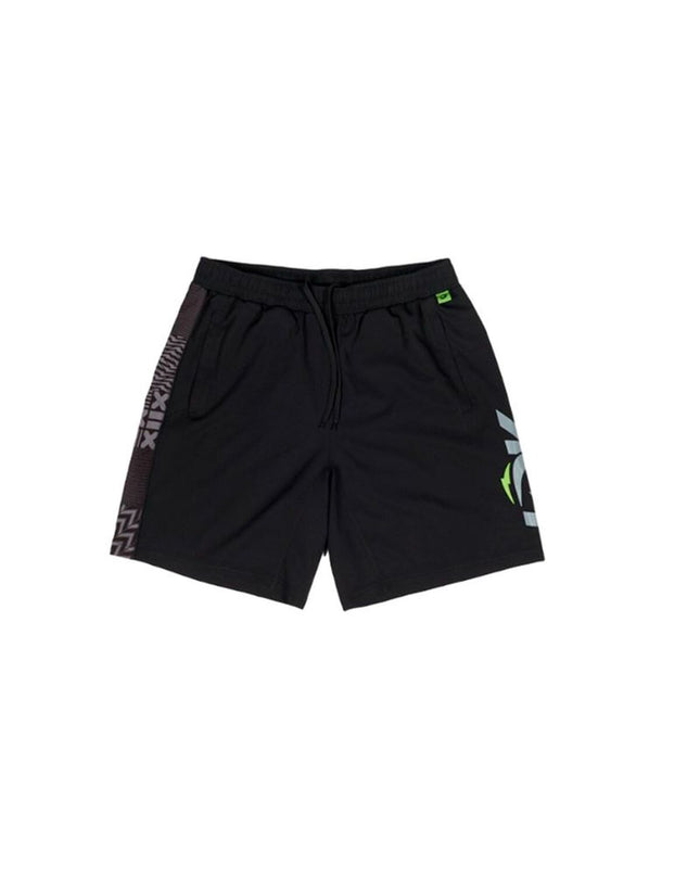 Black Lok Sports tennis sportbroek with flanking design, lightweight athletic outdoor pants for tennis players.