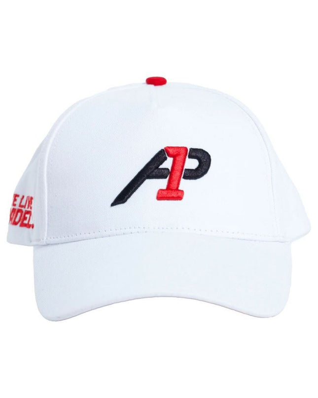 White Lok Sports vented sport cap, designed for tennis and outdoor activities, featuring breathable fabric and adjustable fit.