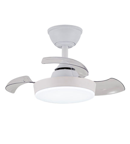 CristalRecord ceiling fan with crystal design, 55 cm diameter, suitable for home and kitchen cooling.