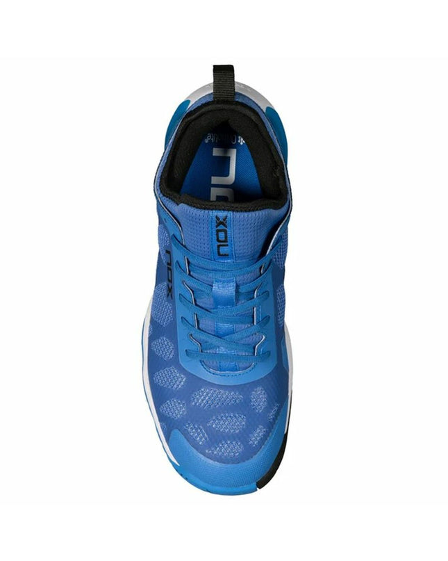 Blue Nox Sport Nerbo Palace padel tennis shoes for adults, designed for outdoor sports, with a breathable athletic style.