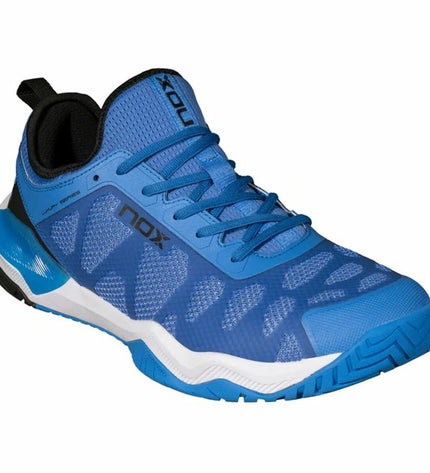 Nox Sport Nox Lux Nerbo Palace blue padel shoes for adults, tennis and outdoor sport footwear, with sporty design and supportive fit.