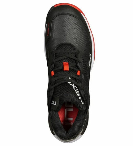 Nox Sport adult padel shoes Nox Lux Nexo in black, designed for tennis and outdoor sports, with supportive athletic sole