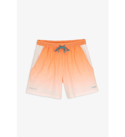 Nox Sport men's tennis sports shorts in vibrant orange, designed for outdoor and active wear, with a sleek athletic fit.