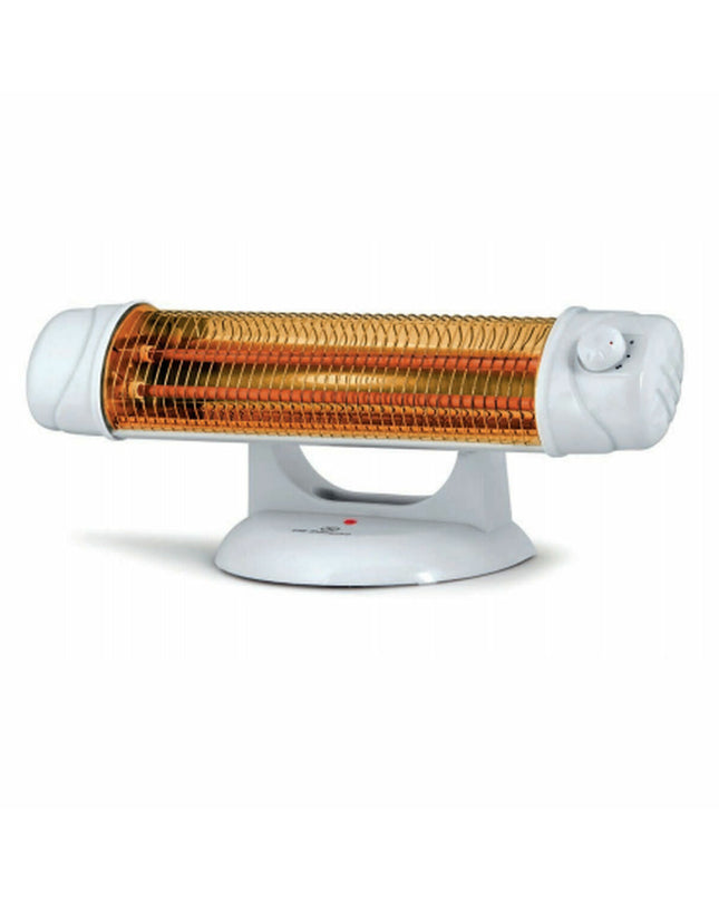 Orbegozo BP 5003 A portable electric heater in white with 1200W power, suitable for home and kitchen heating.