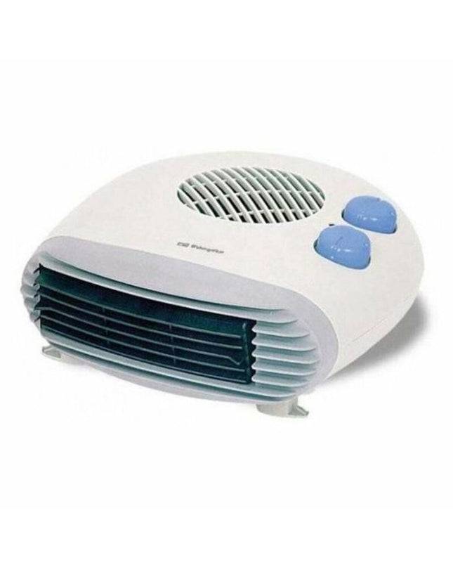 Orbegozo FH 5009 white portable heater with 2000W power, suitable for home heating and cooling.