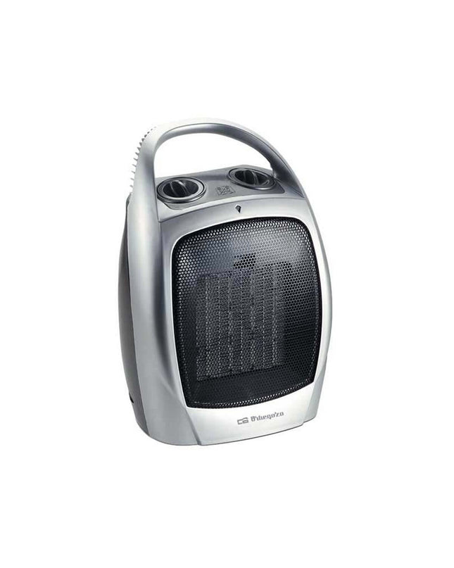 Orbegozo 14426 silver portable heater for home and kitchen, compact and modern design for indoor comfort.
