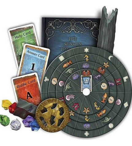 Exit El Tesoro Hundido board game by Devir, featuring colorful game pieces and treasure map on the box cover.