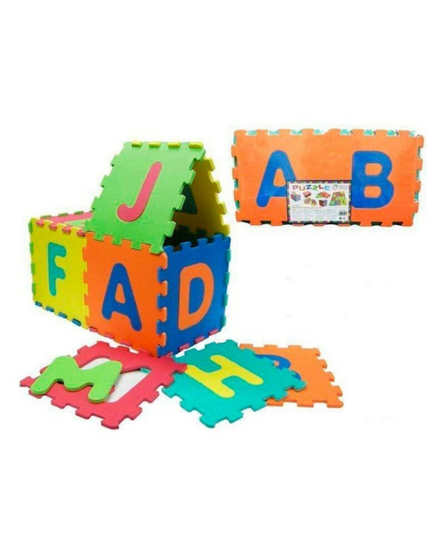 Colorful EVA-rubber Kinderpuzzel with 14 pieces from BigBuy Fun, featuring interlocking puzzle shapes for children’s play and learning.